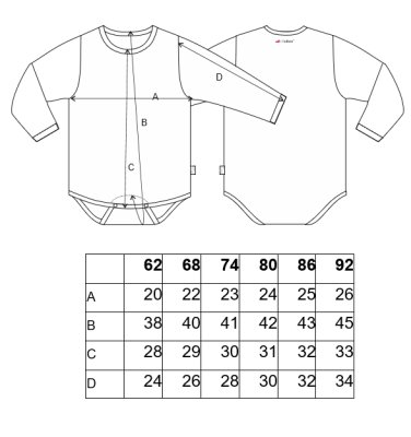 Body T-shirt slip IMPRESSÃO Outlast® - guaxinim avelã