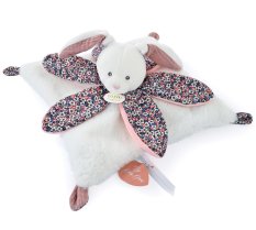 Doudou Geschenkset - Plüschhase Schmusetuch