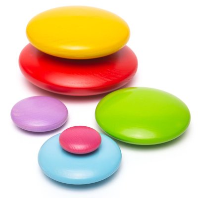 Bigjigs Baby Balance Spiel Bunte Kieselsteine