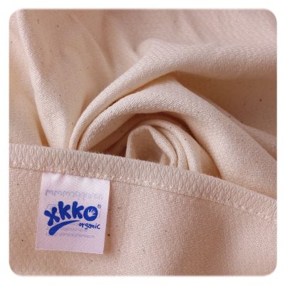 KIKKO Babywindeln aus Bio-Baumwolle Organic 70x70 (5 Stück) Bird Eye Natural