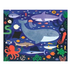 Petit Collage Double-Sided Puzzle Under the Sea