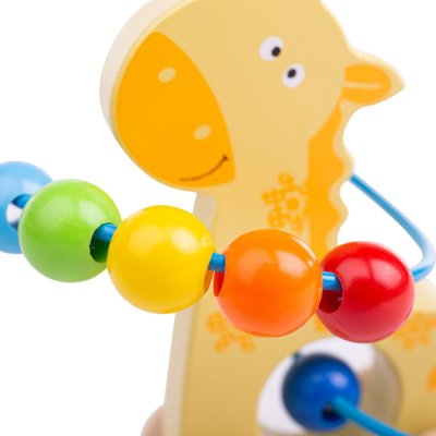 Bigjigs Baby Labyrinth auf Rädern Giraffe