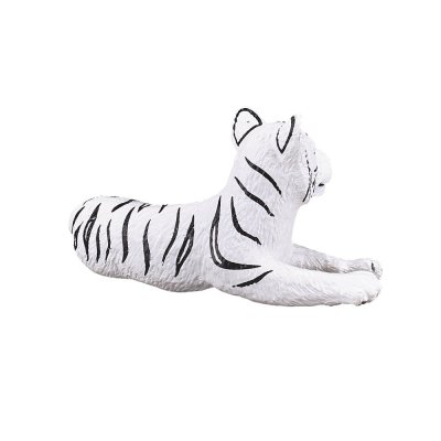 Mojo Weißer Bengal-Tiger Junges liegend