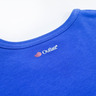 Maglietta da uomo DR smyk Outlast® - blu royal