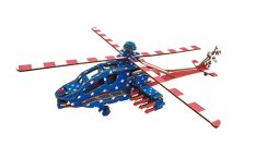 Woodcraft Drewniane puzzle 3D Amerykański helikopter bojowy Apache