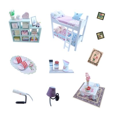 2Kids Toys miniatură căsuță Camera lui Cherylin