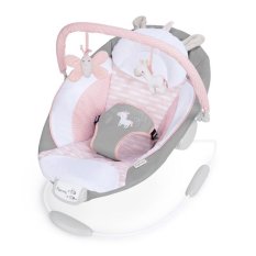 INGENUITY Espreguiçadeira Vibratória com Melodia Flora the Unicorn™ 0m+ até 9 kg