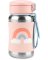 SKIP HOP Spark Style Edelstahl-Wasserflasche mit Strohhalm Regenbogen 12 Monate+