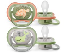 Philips AVENT Ultra luchtfopspeen Afbeelding 6-18m jongen (zee), 2 st