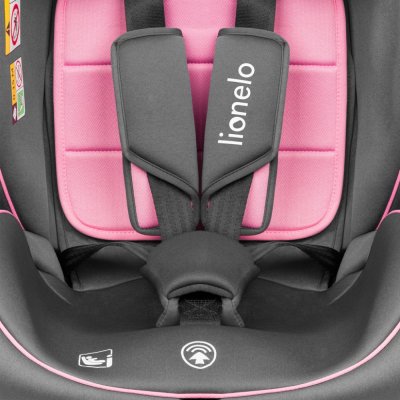 LIONELO Bilbarnstol Bastiaan i-Size (40-150 cm) Pink Baby