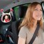 PETITE&MARS Κάθισμα αυτοκινήτου Reversal Pro i-Size 360° Midnight Grey 40-105 cm + Καθρέπτης Oly Beige 0m+