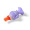 BABYONO Silikon-Schnuller zum Füttern von Flower Violet 6m+