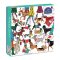 Galison Puzzle Hunde im Winter 500 Teile