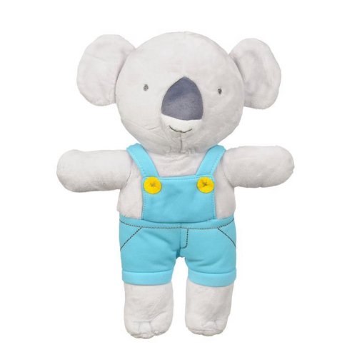 Cobertor BABYMATEX com brinquedo Koala Mint 75 x 100 cm