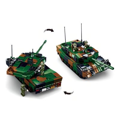 Sluban Model Bricks M38-B0839 Char d'assaut allemand Leopard 2A5
