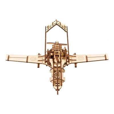 Puzzle mécanique en bois 3D Ugears Drone de combat Bayraktar TB2