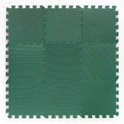 BABYDAN Spielpuzzlematte Dunkelgrün 90x90 cm
