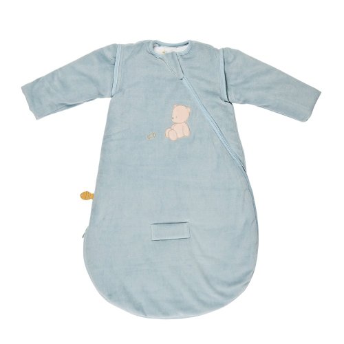 NATTOU Saco de dormir veludo com mangas zip ursinho Jules TOG 2,5 0-6 m, 70 cm Romeo, Jules & Sally