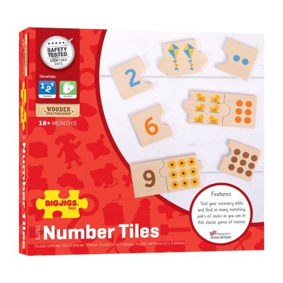 Bigjigs Toys Edukacyjne puzzle liczenie