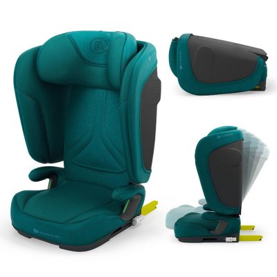 KINDERKRAFT Klappbarer Kindersitz Unity 2 I-Size (100-150 cm) Green
