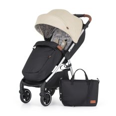 PETITE&MARS Kočárek sportovní Royal3 Silver Sahara Beige