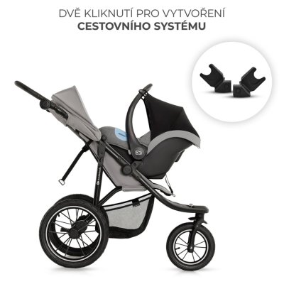 KINDERKRAFT Sportkinderwagen Helsi2 Grau