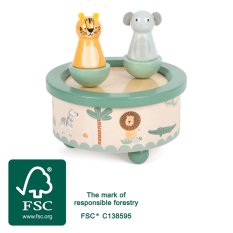 small foot Caja de música Safari