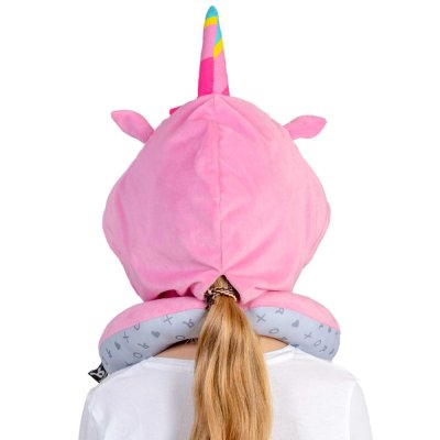 BENBAT Reisekissen mit Kapuze, Einhorn 4 Jahre+