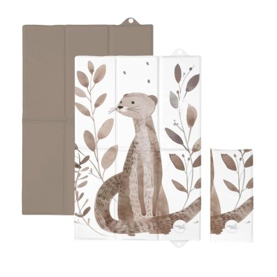 CEBA BABY Wickelauflage Reise (60x40) Basic Clever Otter