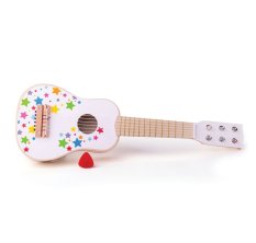 Bigjigs Toys Chitară din lemn star