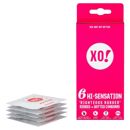 Prezervativ din latex natural Hi Sensation, 6 buc