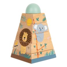small foot Torre impilabile in legno Safari