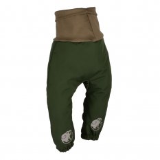 Detské rastúce softshellové nohavice s membránou Monkey Mum® - Krakonošov revír
