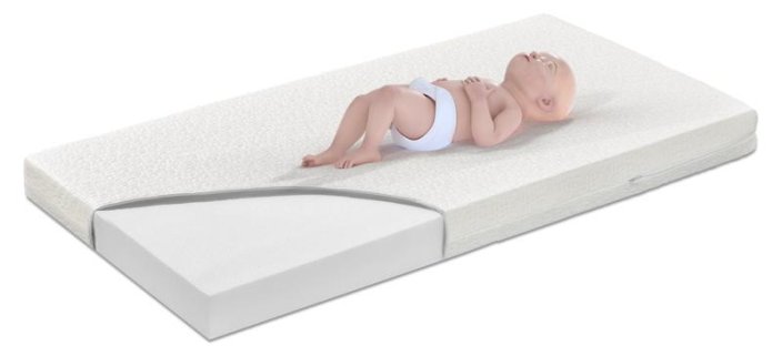 ROYALDREAMS Materasso per bambini Comfort 120x60x8 cm