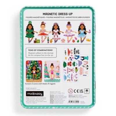 Mudpuppy Magnetisches Ankleidespiel Magische Ballerina