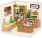 RoboTime Puzzle 3D de madera Miniatura de casa Librería fascinante