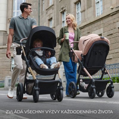 KINDERKRAFT Kombikinderwagen Moov 2 Air 3in1 Moonlight Grey