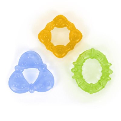 BRIGHT STARTS Water filled teether - 3 shapes, 3m+