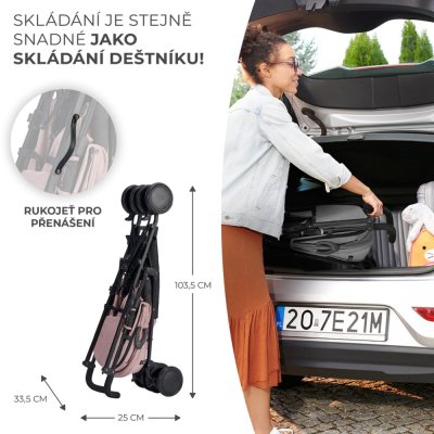 KINDERKRAFT Buggy Siesta Pink Princess