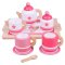 Bigjigs Toys Drveni set za čaj ružičasti