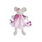 Doudou Pluche handpop muis 28 cm