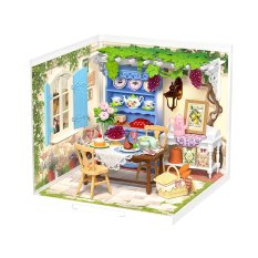 RoboTime 3D drewniane puzzle Miniatura domku Letnia weranda