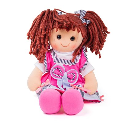Bigjigs Toys Lalka szmaciana Emma 38 cm