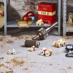 Vilac Mini-Auto aus Holz, rot