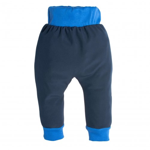 Παιδικό παντελόνι softshell με μεμβράνη Monkey Mum® - ουρανός την νύχτα