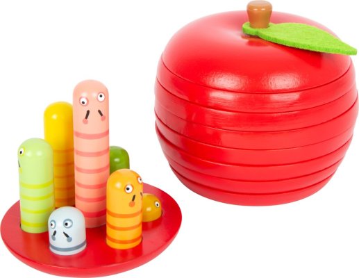 small foot Apfel-Puzzle mit Würmern