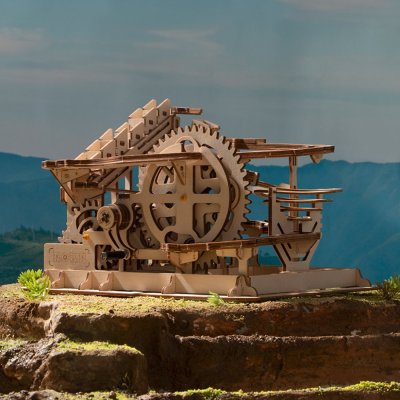 RoboTime 3D Mechanischer Bausatz Kugelbahn Spirale