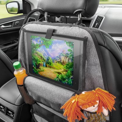 Organizer na siedzenie REER z kieszenią na tablet TravelKid Entertain