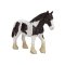 Mojo Cheval Clydesdale noir et blanc