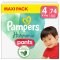 2x PAMPERS Couches-culottes Harmonie Pants taille 4 (74 pièces) 9-15 kg